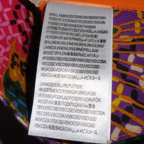 Nwot FARM‎ Rio Beaded Macaws Tied Linen Blend Maxi Skirt Size Extra Small - Picture 11 of 11